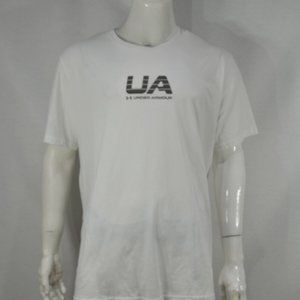 Under Armour Men's T shirt 2XL Loose fit White 100 NWT